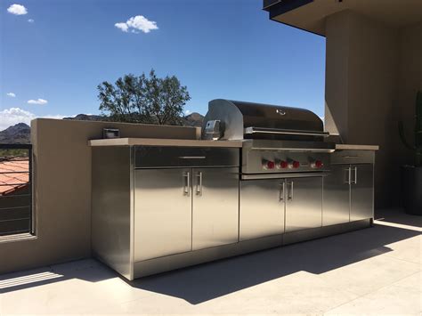 stainless steel outdoor kitchens